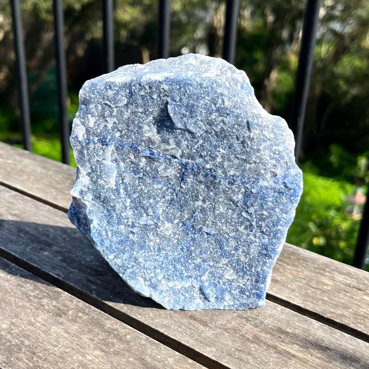 Sodalite Large Raw Base-Cut Crystal - Wisdom, Truth, Peace
