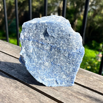 Sodalite Large Raw Base-Cut Crystal - Wisdom, Truth, Peace