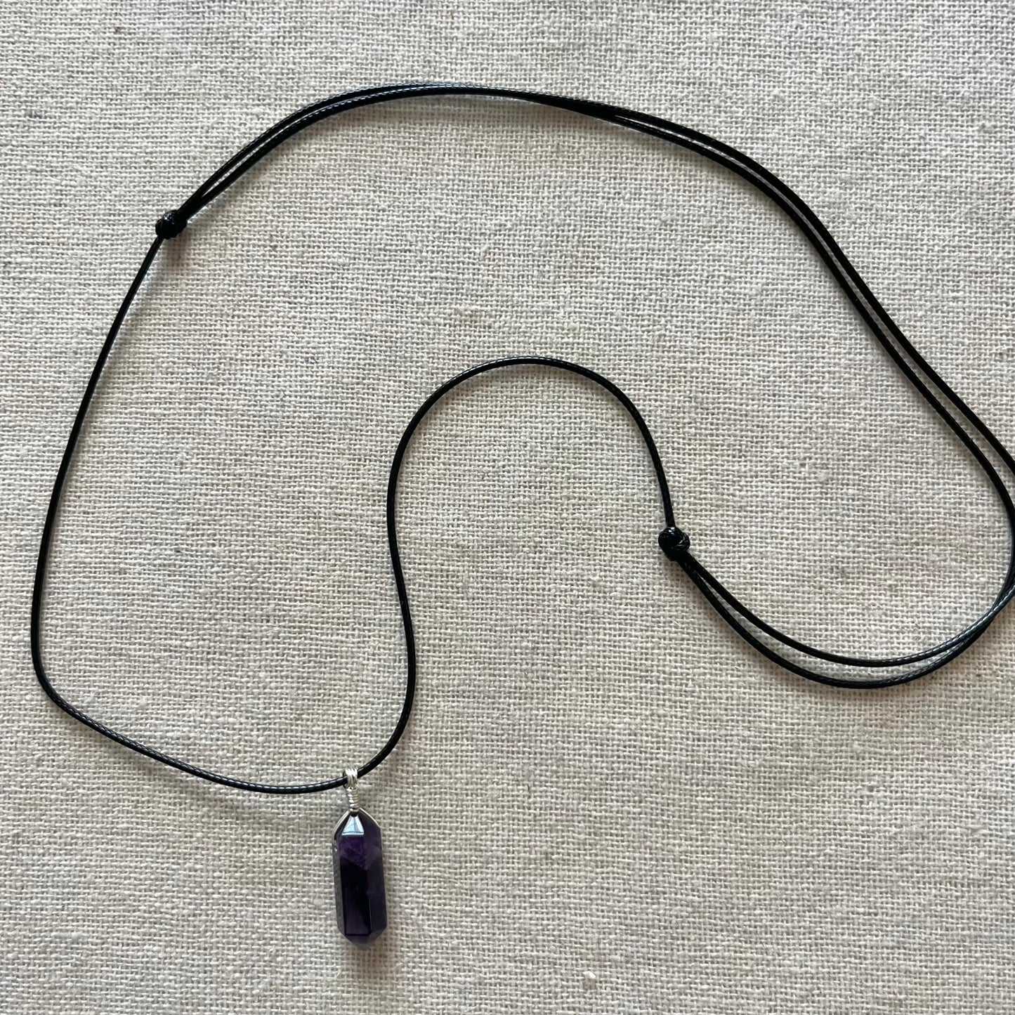 Divine Point Pendant - Amethyst