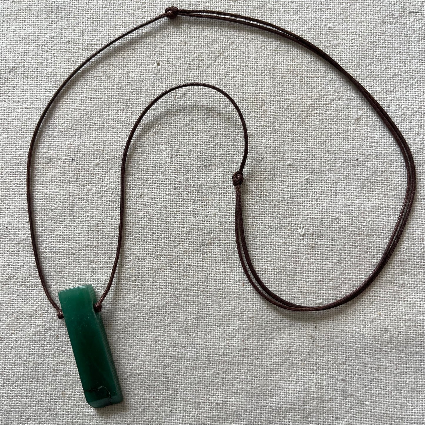 Rock Pendant - Green Aventurine