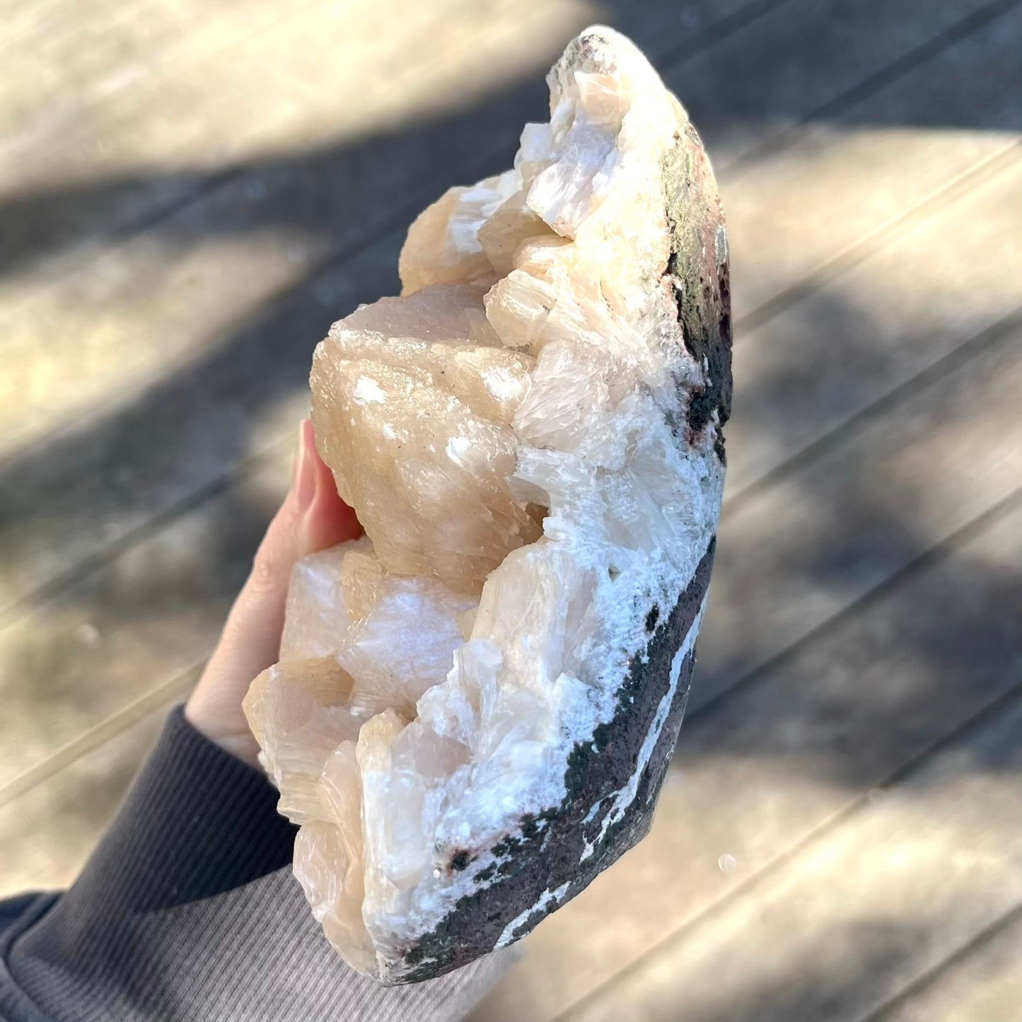 Apophyllite Large Cluster Crystal - Calming, Intuition, Clarity, Spiritual Connection