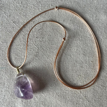 Spiritual Protection Pendant - Amethyst