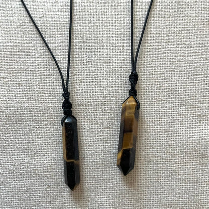 Love & Power Pendant - Tiger Eye