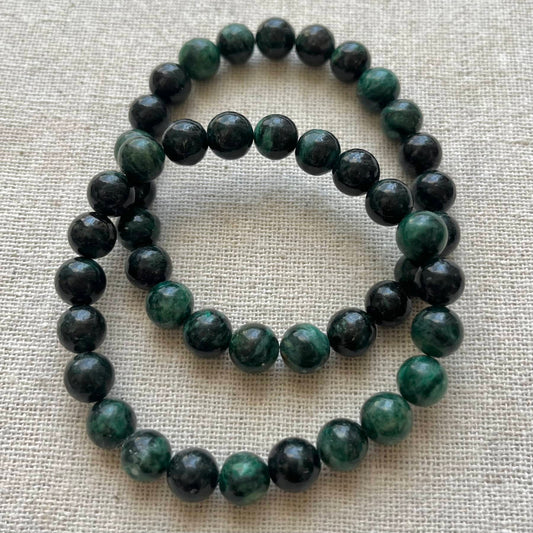 Fuchsite 8mm Beaded Bracelet - Self-Worth