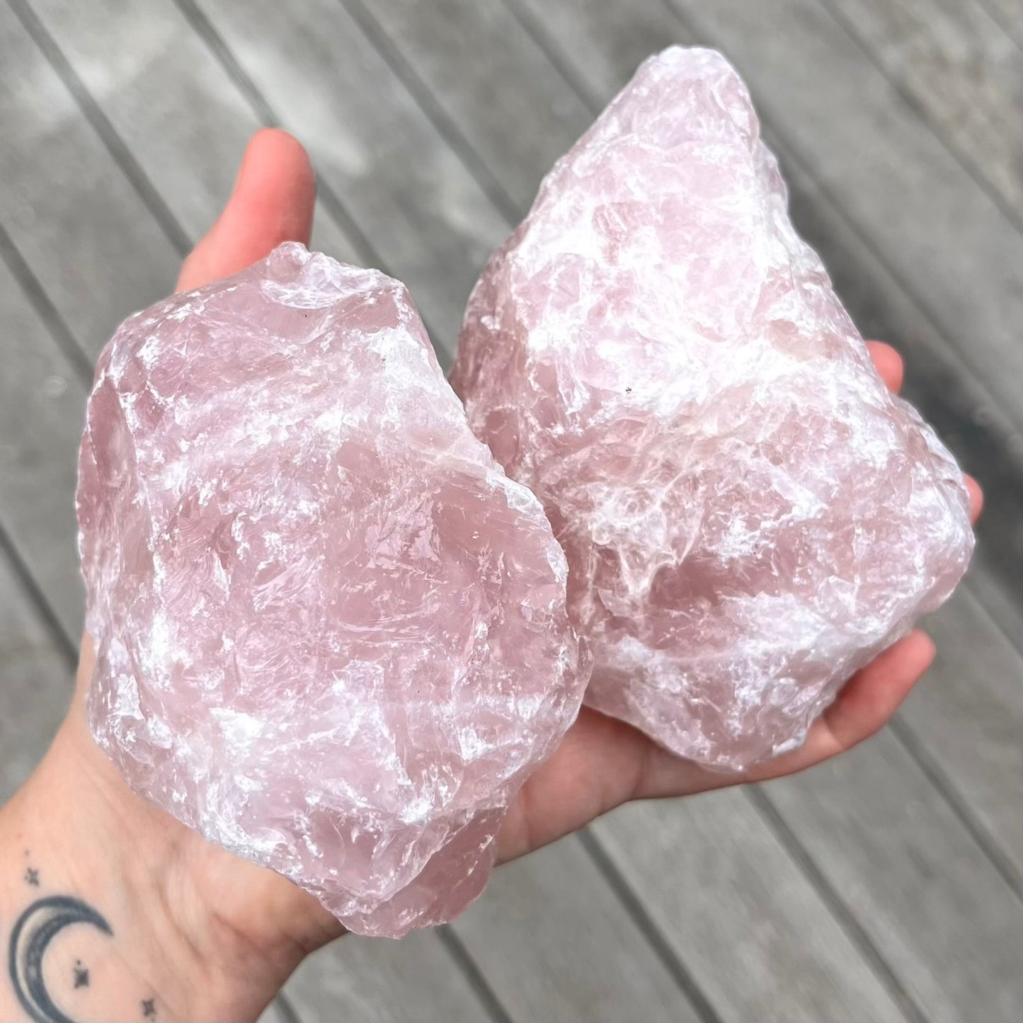 Rose Quartz Large Raw Crystal - Unconditional Love, Emotional Healing