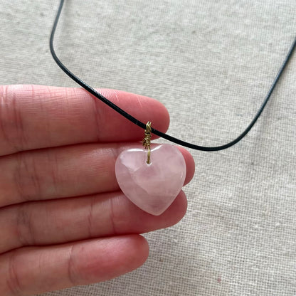 Self Love Pendant - Rose Quartz