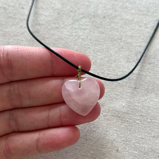 Self Love Pendant - Rose Quartz