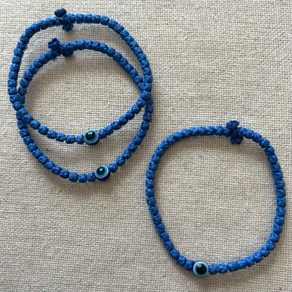 Komboskini Evil Eye Bracelet - Blue
