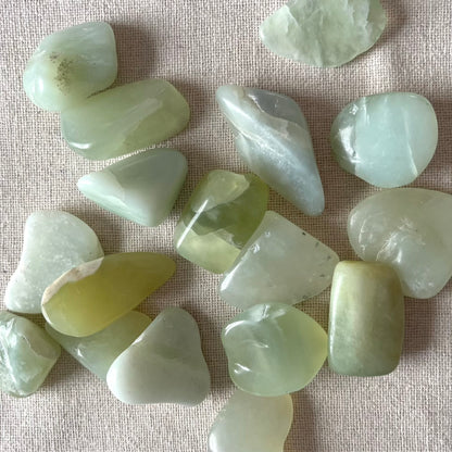 New Jade Tumble Stone - Healing, Renewal, Peace