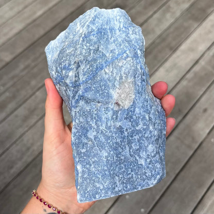 Sodalite XL Raw Crystal - Insight, Calm, Grounding