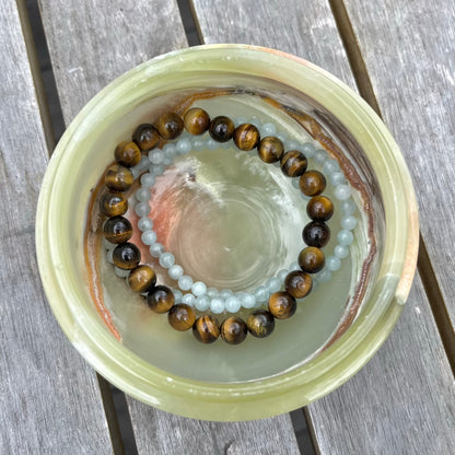 Green Onyx Trinket Bowl With Lid - Heart Chakra, Confidence