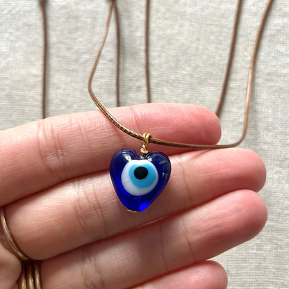 Evil Eye Heart Protection Pendant