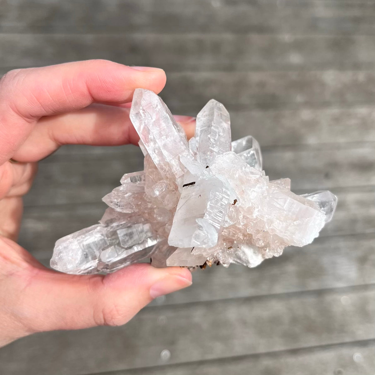 Clear Quartz Medium Cluster Crystal - Wisdom, Intention