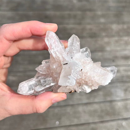 Clear Quartz Medium Cluster Crystal - Wisdom, Intention