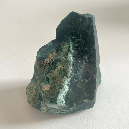 Bloodstone Large Base Cut Crystal - Vitality, Courage, Strength
