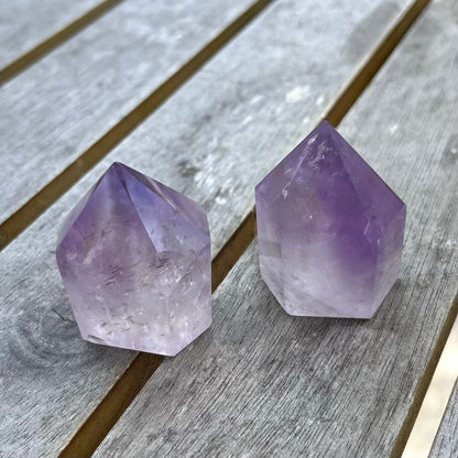 Amethyst Small Generator Crystal - Calming, Protective, Balancing