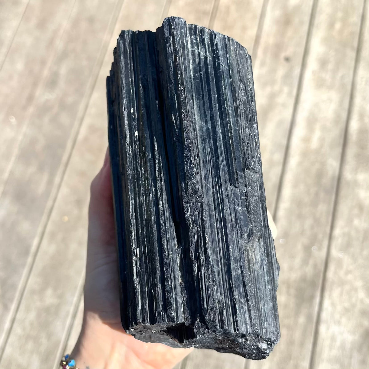 Black Tourmaline XXL Raw Crystal - Protection