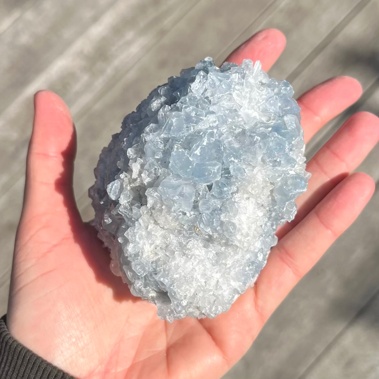 Celestite Medium Raw Crystal - Peaceful, Uplifting, Spiritual