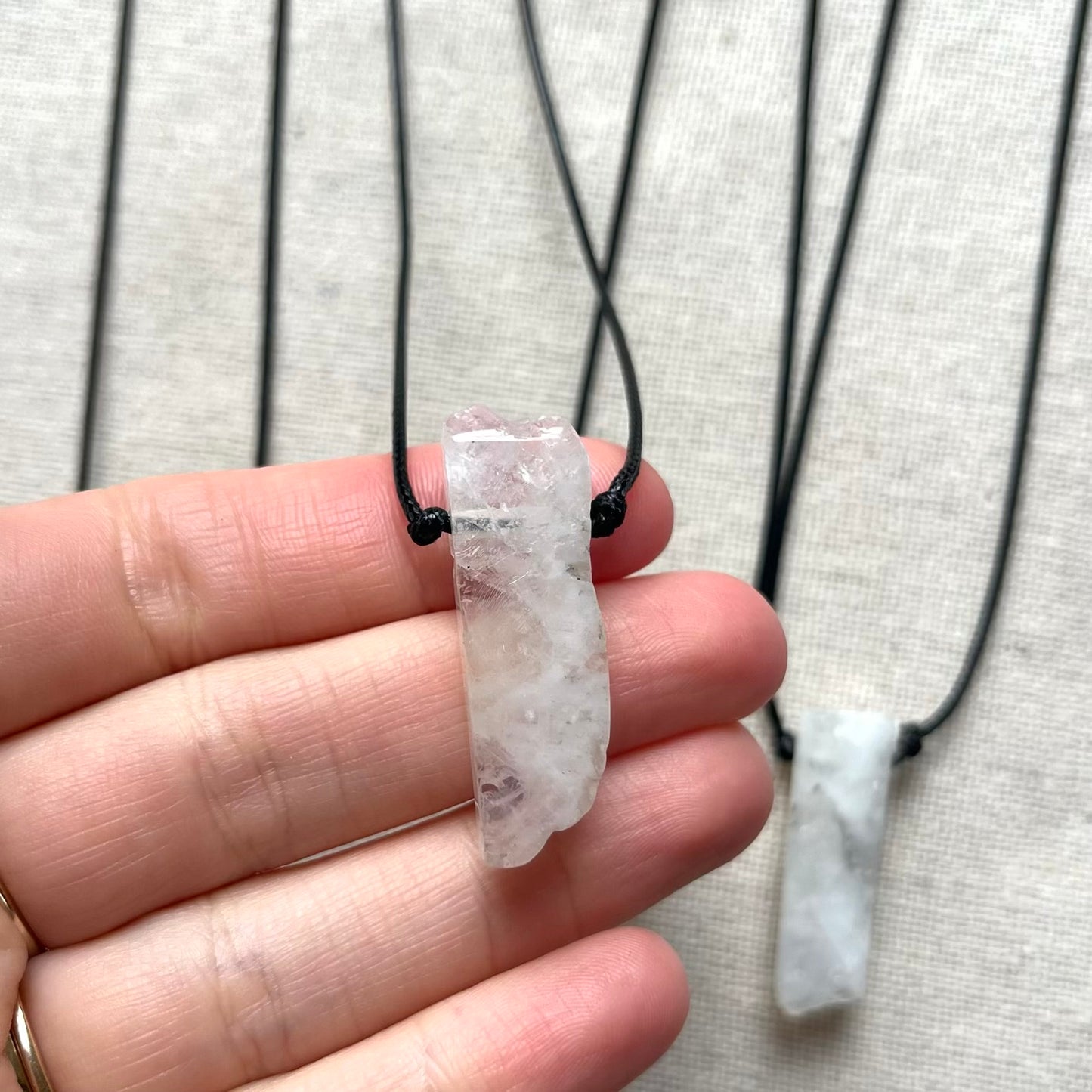 Rock Pendant - Clear Quartz