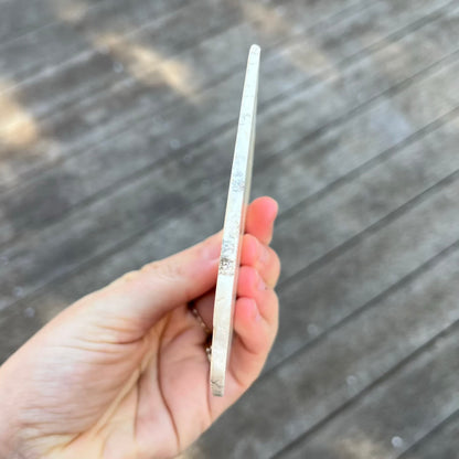 Howlite Small Slab Crystal - Calm, Emotional Balance