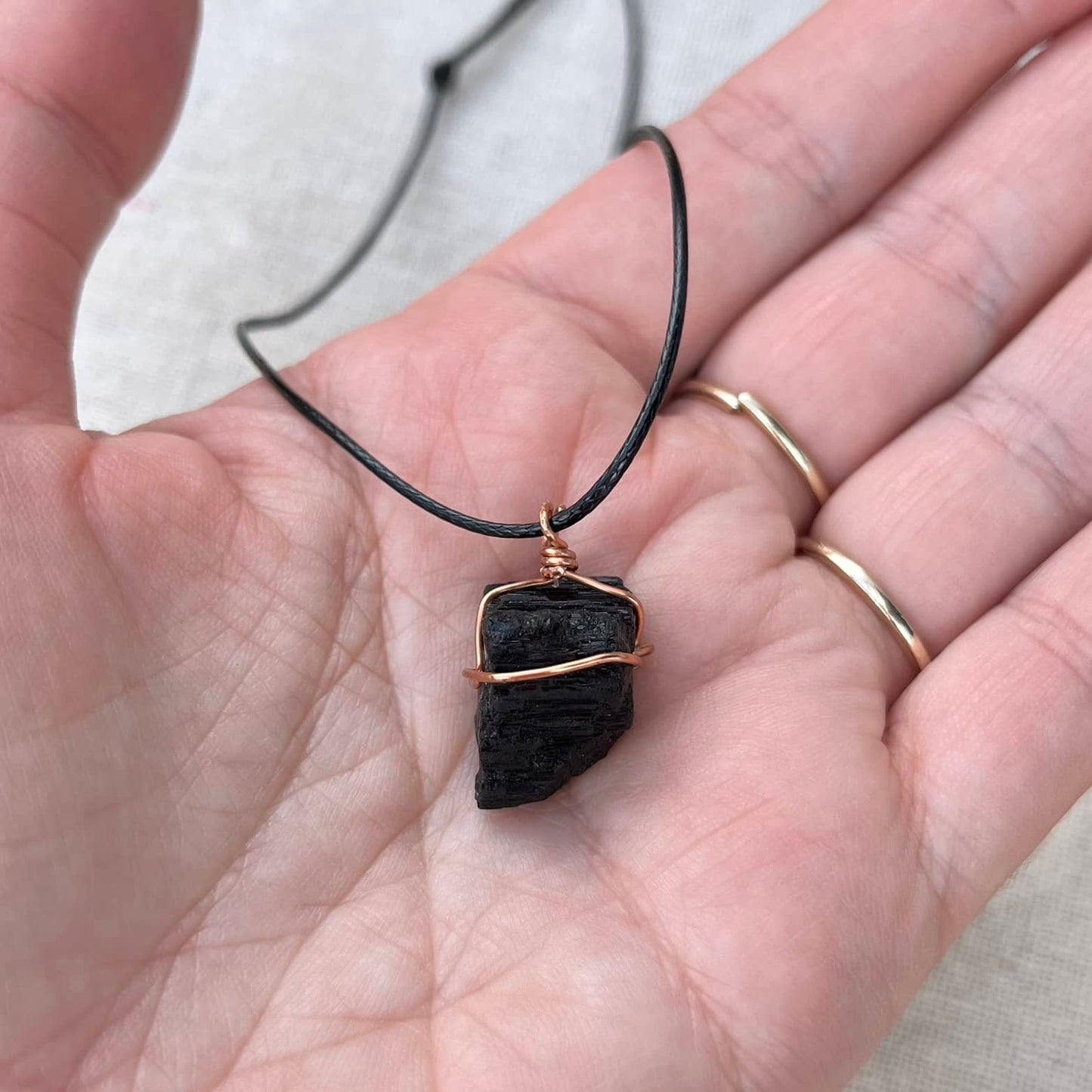 Spirit Pendant - Black Tourmaline