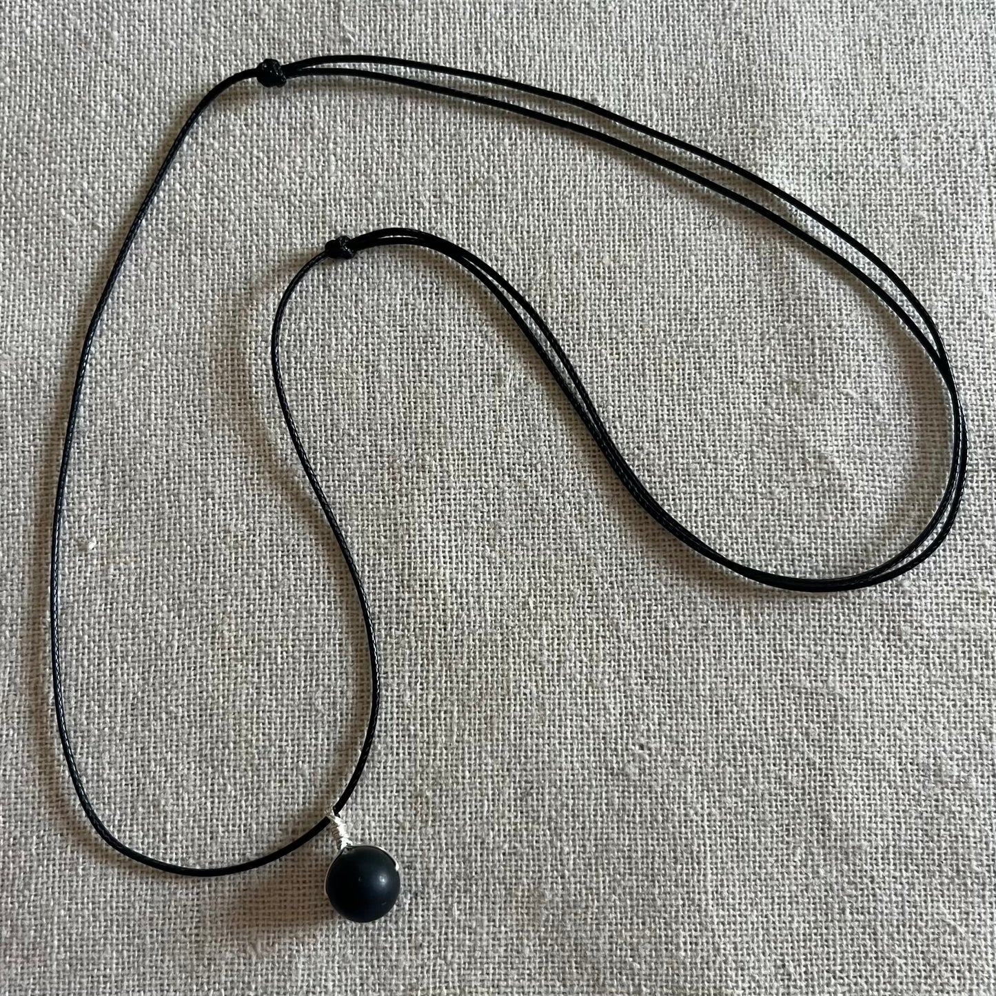Sphere Pendant - Shungite