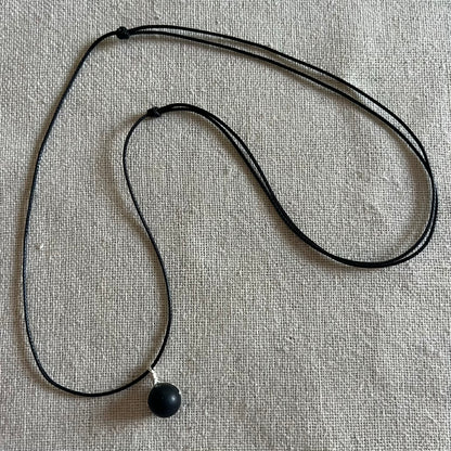 Sphere Pendant - Shungite