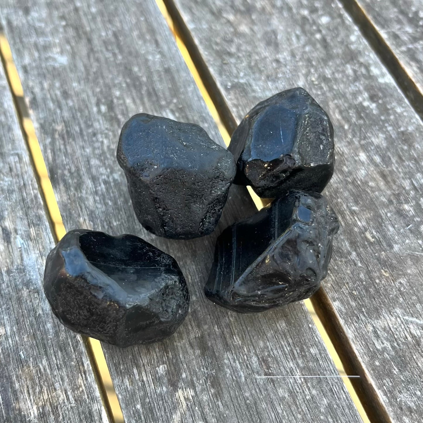 Apache Tears Small Raw Crystal - Comfort, Protection