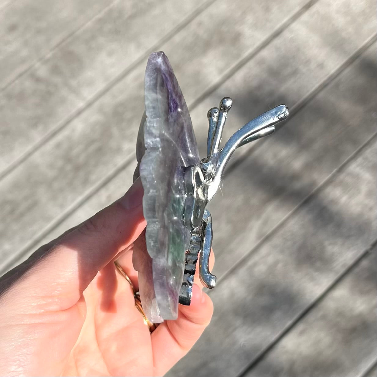 Fluorite Butterfly Crystal - Clarifying, Transformative, Harmonising