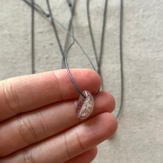 Love Magic Pendant - Strawberry Quartz