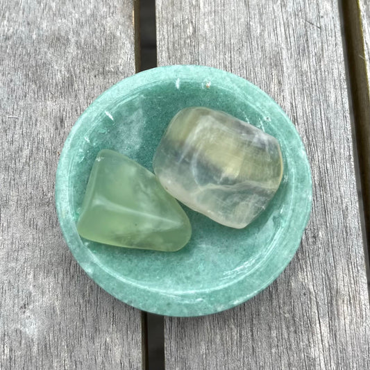 Green Aventurine Mini Dish - Lucky, Positivity