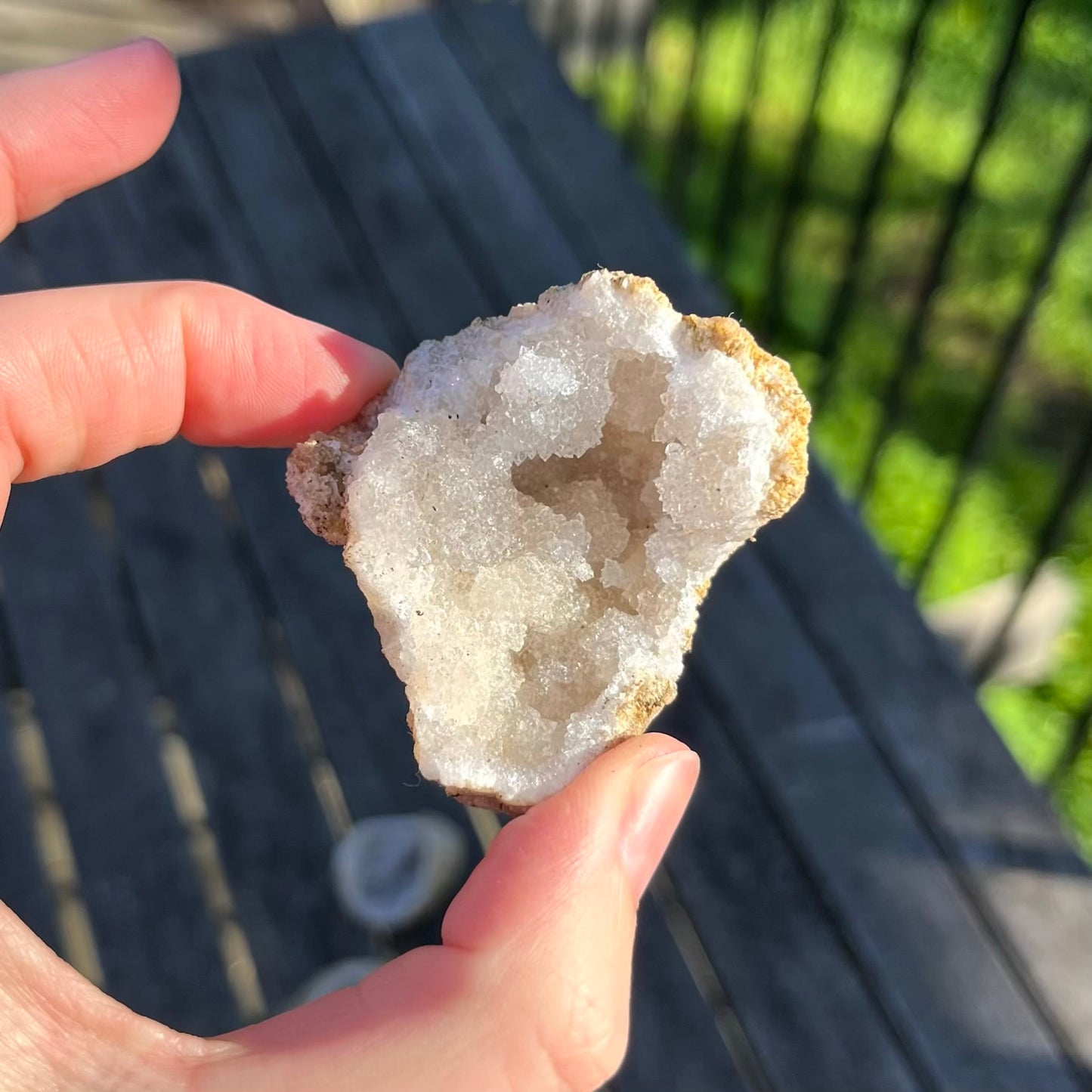 Quartz Geode Raw Crystal - High-Vibe, Amplification