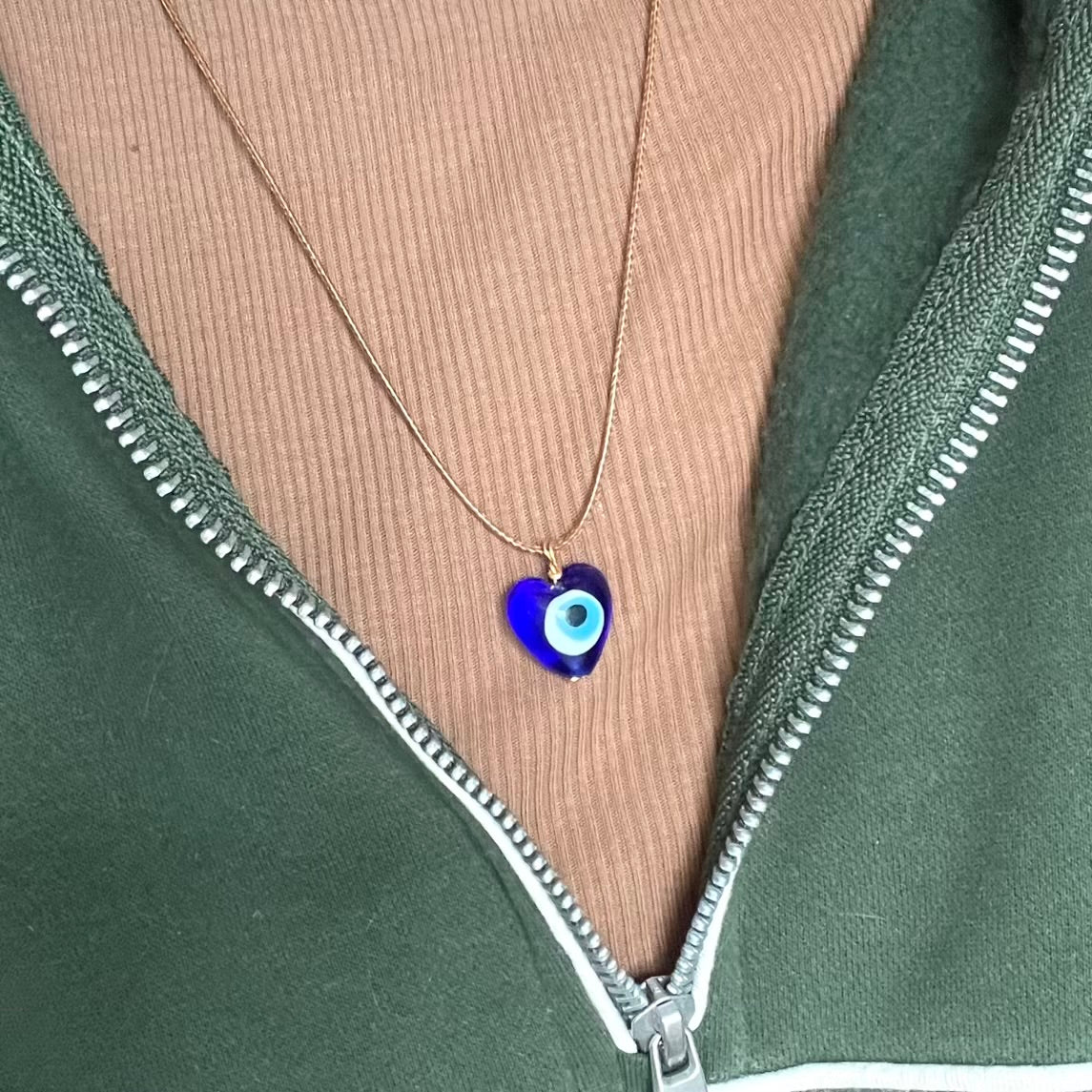 Evil Eye Heart Protection Pendant
