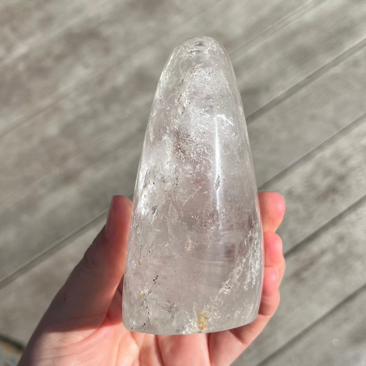 Clear Quartz Medium Freeform Crystal - Clarity, Amplification, Healing