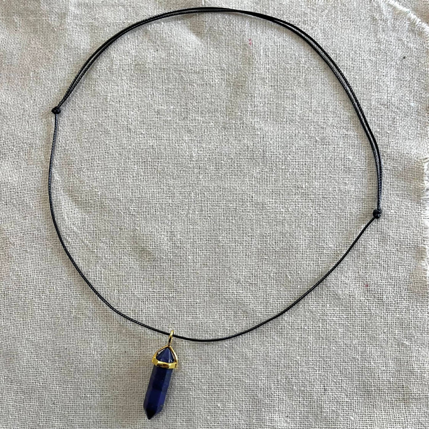 Energy Point Pendant - Lapis Lazuli