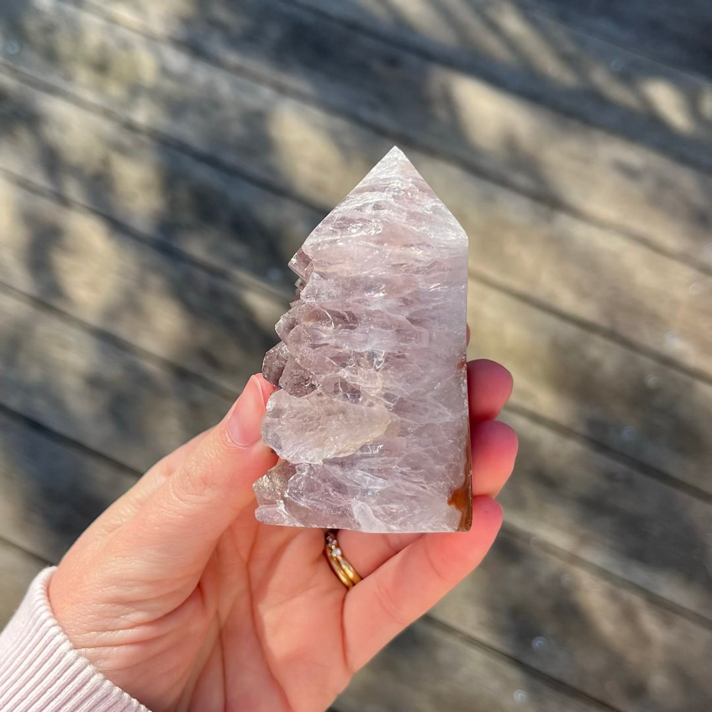 Amethyst Medium Cluster Point Crystal - Peace, Intuition, Protection