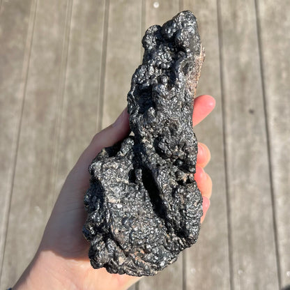 Hematite Large Base-Cut Crystal – Grounding, Protection