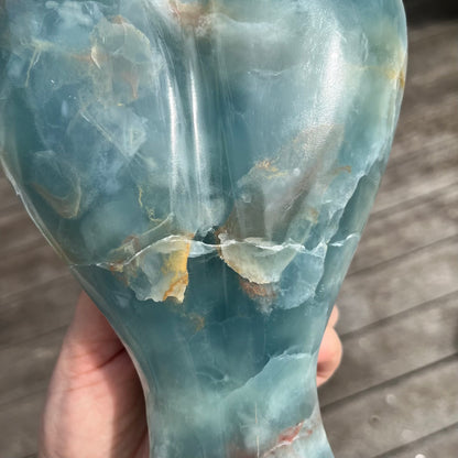 Blue Onyx XXL Angel Crystal - IMPERFECT