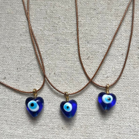 Evil Eye Heart Protection Pendant