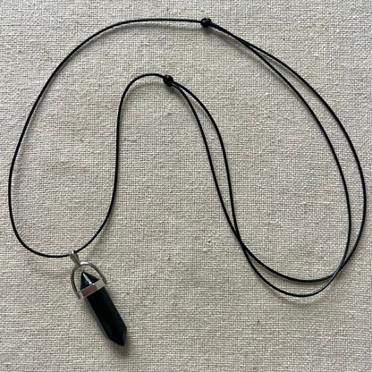 Energy Point Pendant - Onyx