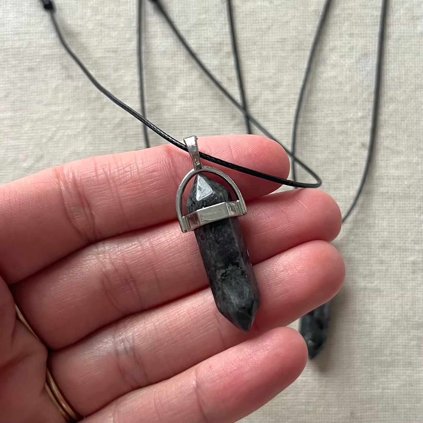 Energy Point Pendant - Labradorite