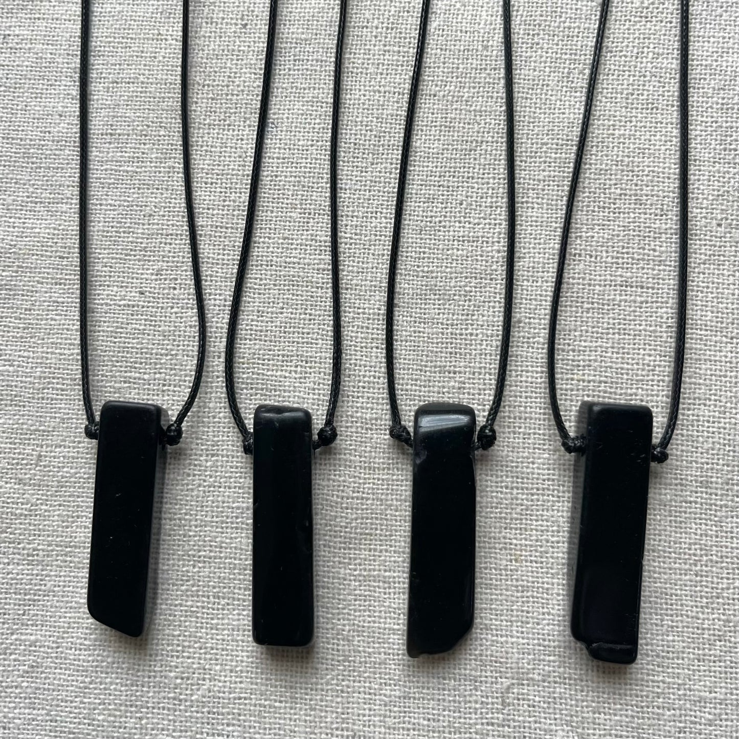 Rock Pendant - Obsidian