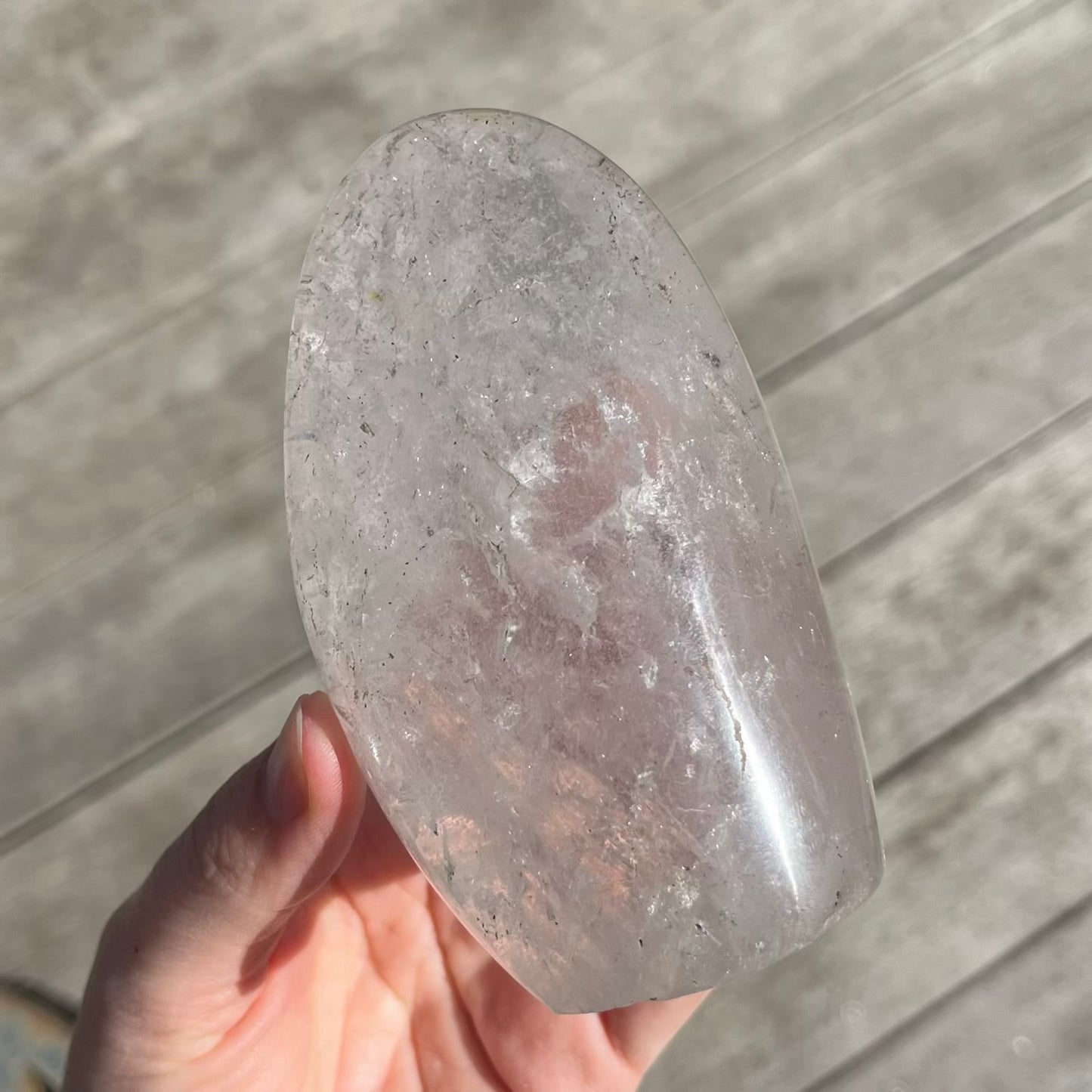 Clear Quartz Medium Freeform Crystal - Clarity, Amplification, Healing