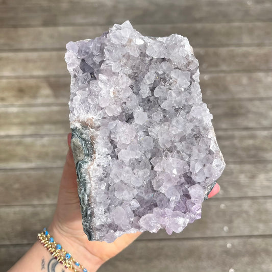 Amethyst XL Base-Cut Crystal – Calm, Protection & Balance