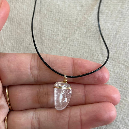 Divinity Pendant - Clear Quartz
