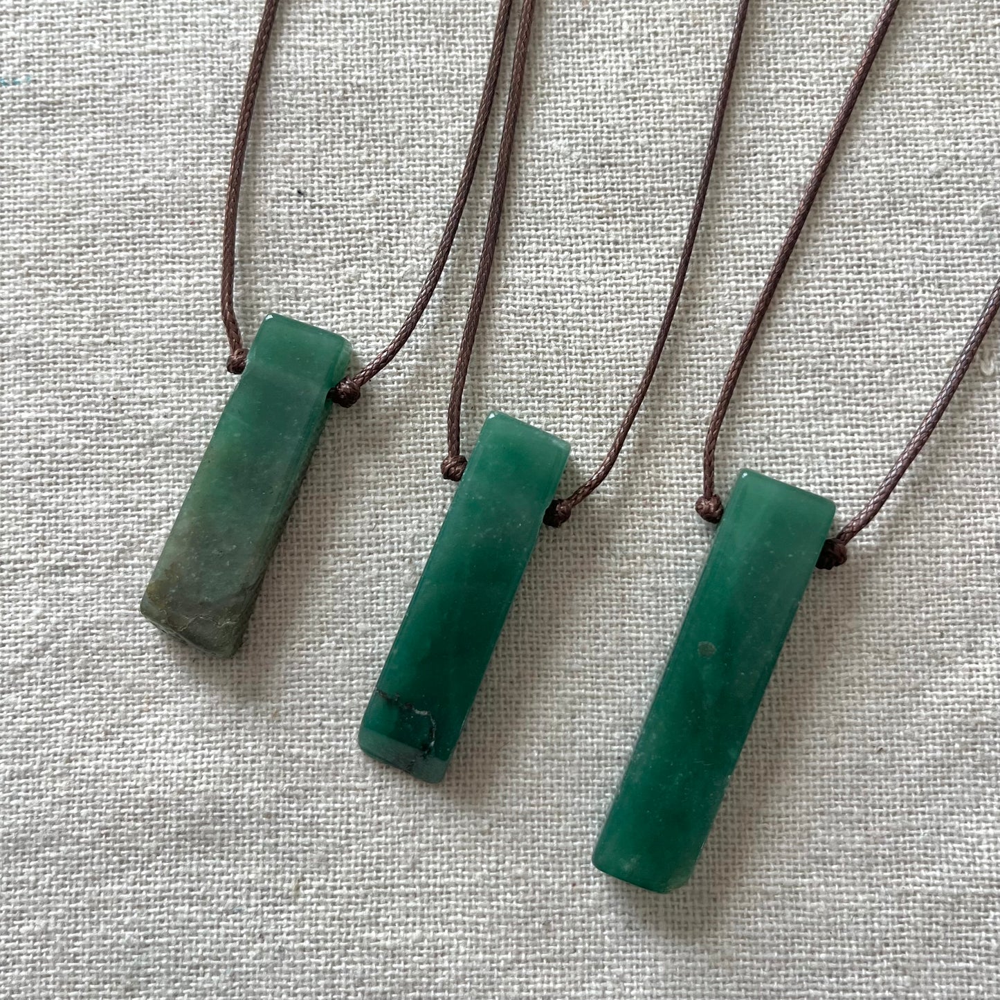 Rock Pendant - Green Aventurine