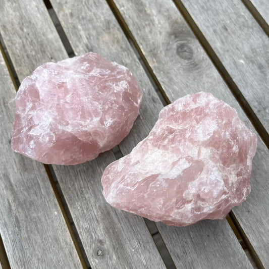Rose Quartz Large Raw Crystal - Unconditional Love, Emotional Healing