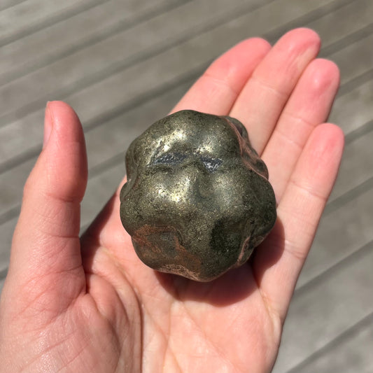 Pyrite Small Raw Crystal - Abundance, Wealth, Joyful
