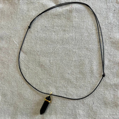 Energy Point Pendant - Onyx