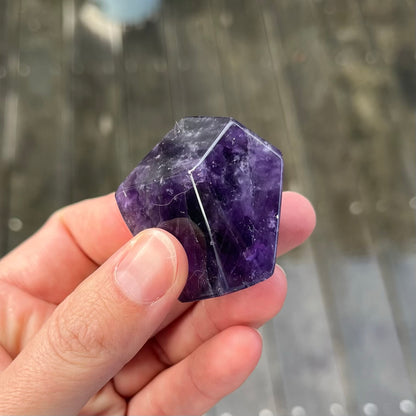 Amethyst Faceted Small Crystal - Calming, Protective, Balancing